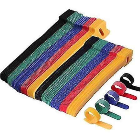 Gjenbrukbare Kabelbinder Justerbare Stropper Allsidige Tie Wraps