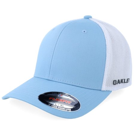 Oakley - Blå trucker Caps - Golf Cresting Stonewash Blue Trucker @ Hatstore