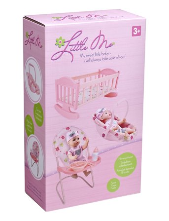 Little Me Nursery Playset Pink Toyrock