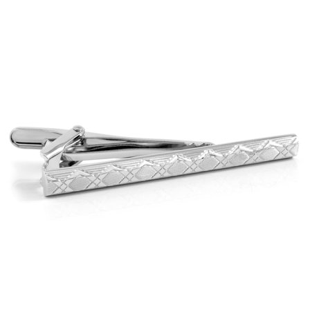 Patterned Tie Clip for Men - Tie clips for skinny ties