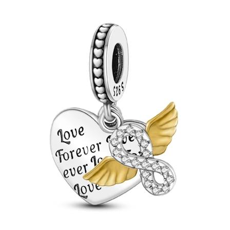 925 Sterling Silver Jungfru Av Guadalupe Motiv Dangle Angel Charms P rlor Passar Original Pandora Halsband Armband Diy F r Kvinnor KTC265