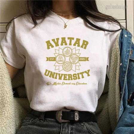 Avatar The Last Airbender Fire Nation Anime Cartoon T-shirt Unisex Summer Causel Harajuku Tshirt Ullzang T-shirt 90-tal Anime Tees 30324 M