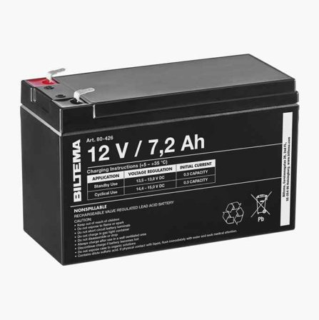 Blyackumulator 12 V 7 2 Ah 151 x 65 x 94 mm