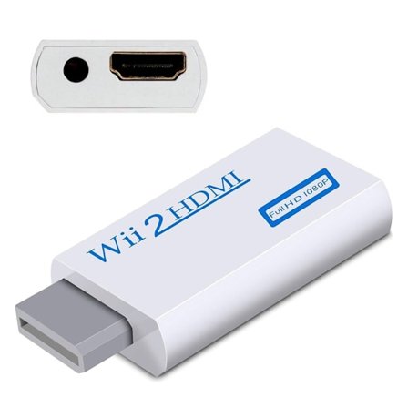 INF Nintendo Wii til HDMI-adapter - fuld HD 1080p