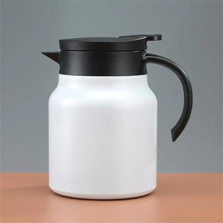 1 stk. 800/1000ml Termoskande Varmebevarende Stor Kapacitet Bærbar Hjem Kontor Bar Rustfrit Stål Kaffekande Kogning Tekande 800ml A1