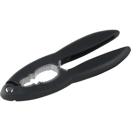 Sort - 1 stk. Værktøj Valnøddeholder Fyrretræsholder ABS Håndtag Valnød