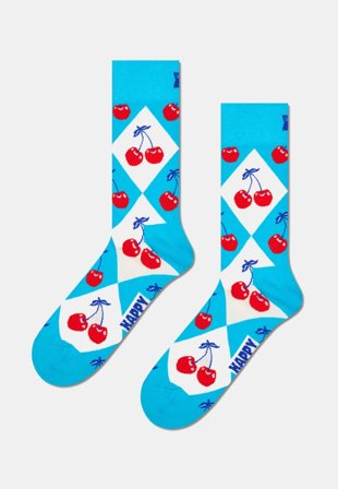 Happy Socks Argyle Sock Strumpor Unisex #74CCC7 41-46