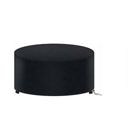 120 X 75CM Rundt Hagebordtrekk, Vanntett Hagemøbeltrekk, 210D Oxford Stoff Rundt Utendørsbordtrekk