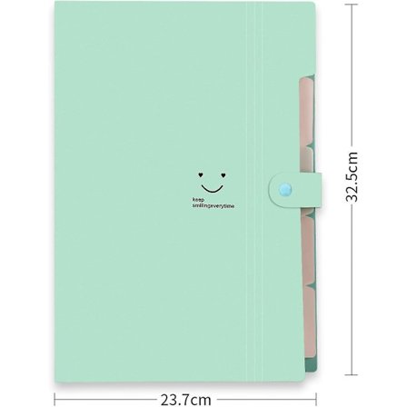 Compartment Folder A4, Document Folder A4 Expandable Portable File Folder A4 Compartment Folder A4