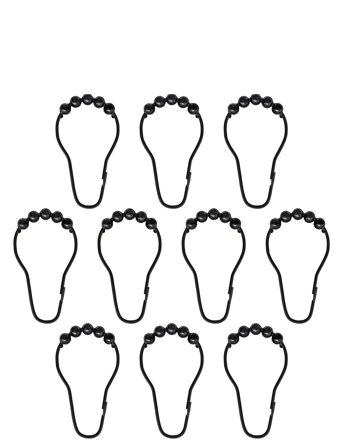 Mette Ditmer Aqua Hooks,10-Pack - Black - ONE SIZE