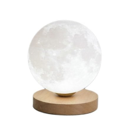 Månbordslampa, LED Nattlampa i Tre Färger 3D-Printing Månlampa med Touchkontroll, Presenter till Barn Vänner Älskare Födelsedag Kvinnor Sänglampa (1