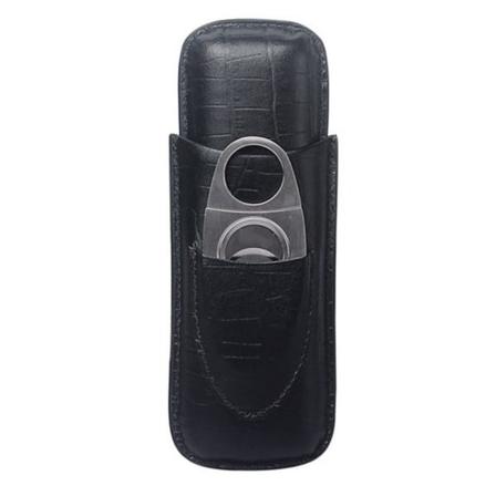 Cigar Case Läder Cigarr Resa Humidor Boende Till 3 Cigarrer