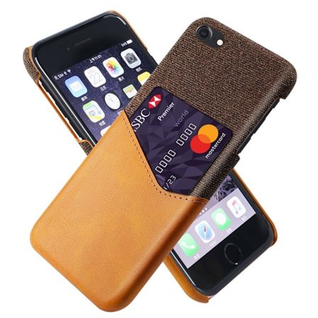 Bofink iPhone SE 2020 Card kuoret - Ruskea