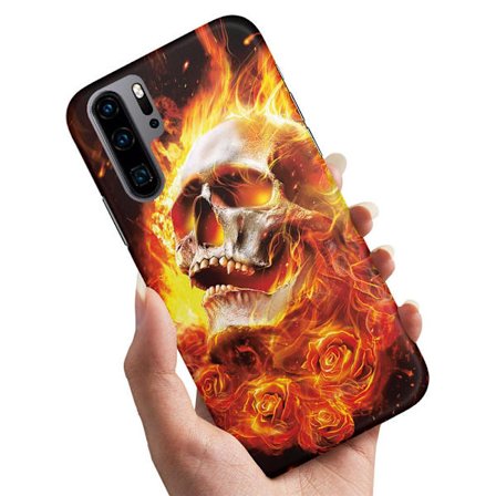 Huawei P30 Pro - Deksel/Mobildeksel Burning Skull