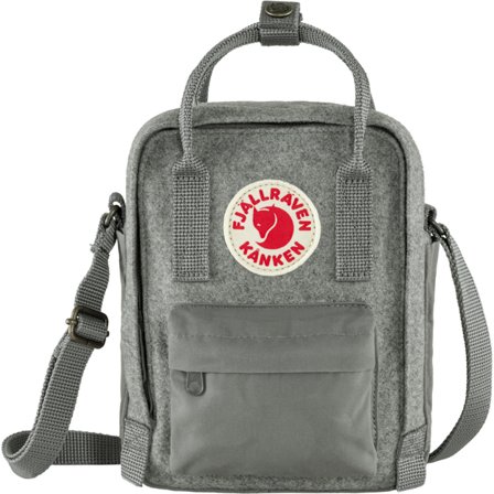 Fjällräven Kånken Re-Wool Sling One Size - unisex - Granite Grey - Kånken bags