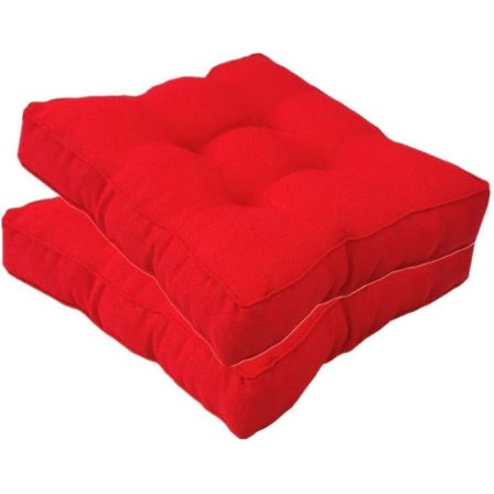 IC 2 stk (45*45cm kvadrat - 500g) manchester stolpude kontorstudentpude