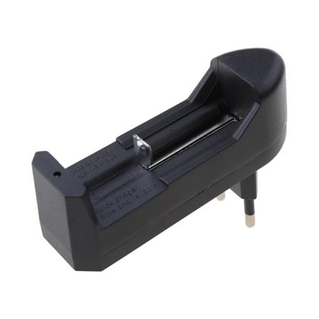 Genopladelig batterioplader 1 bås 3,7V til 18650 14500 16340 lithiumbatterier