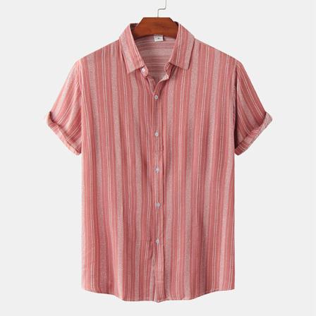 T-shirt Med Geometriskt Print För Män