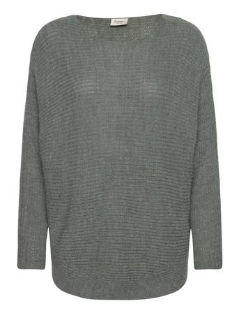 Freretta Pu 3 Tops Knitwear Jumpers Grey Fransa