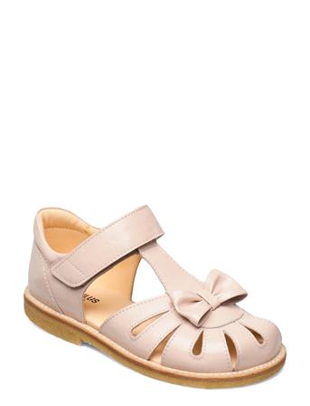 Sandals - Flat - Closed Toe - Shoes Summer Shoes Sandals Vaaleanpunainen ANGULUS