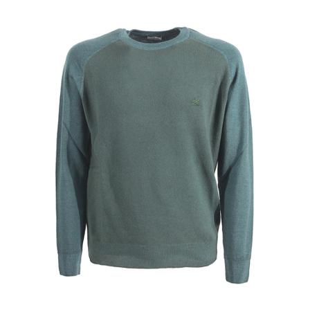 Etro Round-neck Strik Grøn, Herre Strik, Størrelse: L