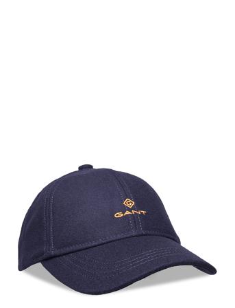 Melton Cap Accessories Headwear Caps Blå GANT