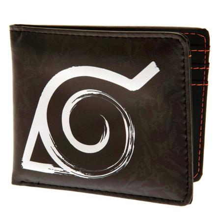 Naruto: Shippuden Konoha Symbol Wallet One Size Svart