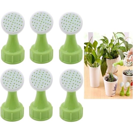 6-pak Flasketop Sprinkler DIY Lille Vandkande Plastik Plantevandere Velegnet til Drikkflasker Frø Plantefrø Havevanding