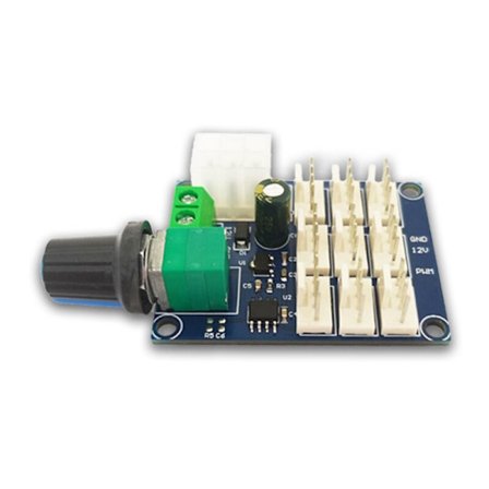 12V Datamaskin Vifte Kontroller Multi-Kanal PWM Kontroller NTC Temperatur Kontroll Modul