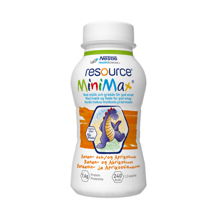 Resource MiniMax næringsdrikk banan-aprikos 2x200 ml