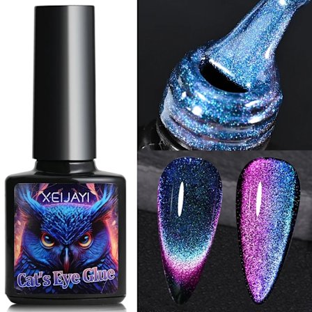 XEIJAYI Rosa Kattöga Gel Nagellack Keramisk Magnetisk Gel UV Semi-permanent Emaljer Lack Nagelmaterial För Professionella Gel