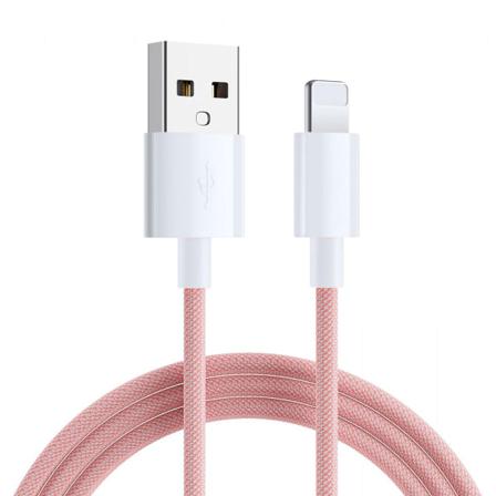 Sign Boost Usb-a Till Lightning Kabel 2.4a 1m - Rosa Rosa