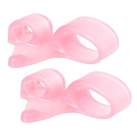 1 stk eller 1 par silikon tåspreder separator Hallux Valgus korreksjon tommelfinger korreksjon rettetang fotpleieverktøy