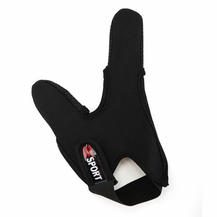 Fiskehansker 2 Fingers Protector Pustende Anti-Slip black