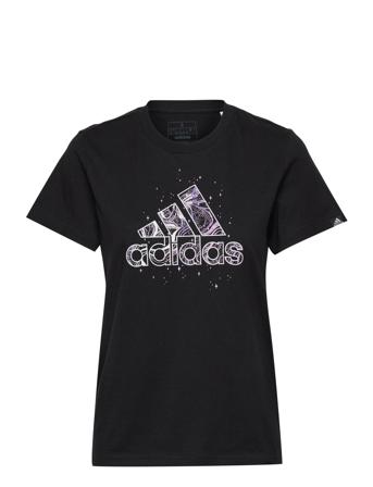 Mystic Nature Graphic T-Shirt T-shirts & Tops Short-sleeved Svart Adidas Sportswear*Betinget Tilbud