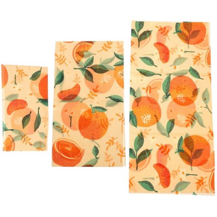 3 Ark Bivoks Preserveringsklut Matpreserveringsklut Bivoks Matomslag (LGL)