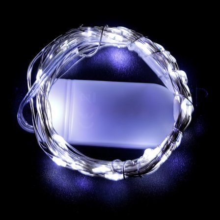 LED-slinga 10M100Led LED-slinga koppartråd juldekoration