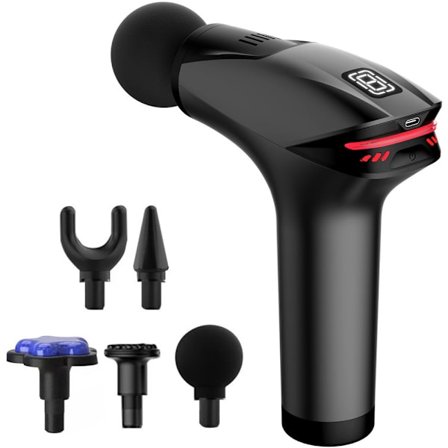 Ryggmassagepistol kroppsbenmassageapparat stark massagepistol 5 tips