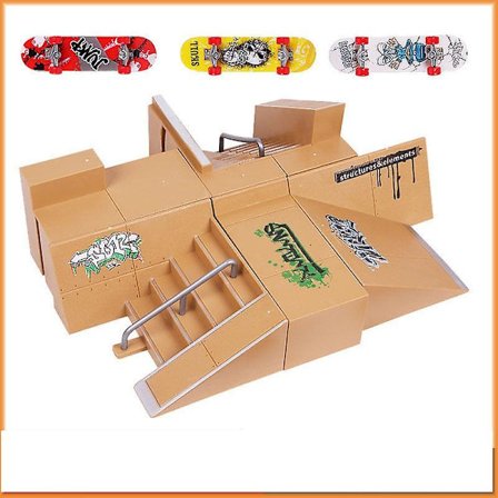 Finger Skate Ramp Set Finger Skate Kit Finger Skate Skateboard Och Finger Playset Barn Gåvor