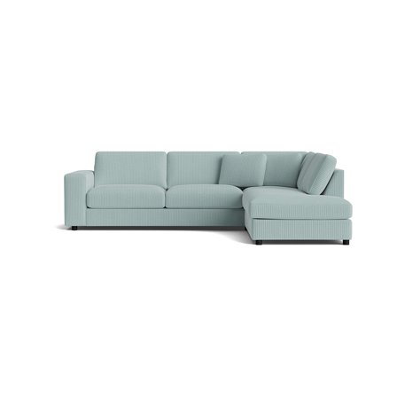 Oasis hjørnesofa, højrevendt - Lincoln Pastel Blå - 271x213x79 - Sofa, hjørnesofa