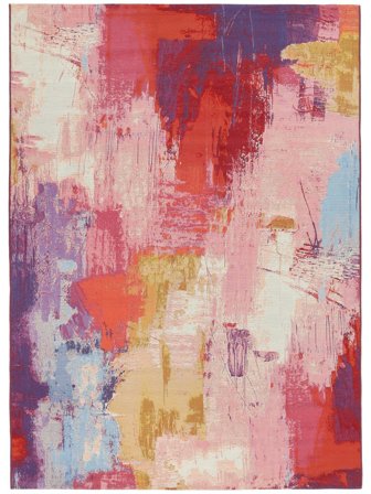 Washable Indoor/Outdoor Rug Abstract Anya Multicolor Large Oeko-Tex