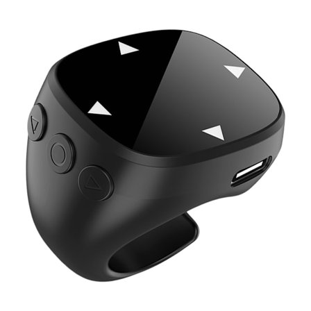 Fingertuppringer Fjernkontroll Trådløse Skrolleringer for Mobil Selfie Kamera Videoopptak Fjernsidevender