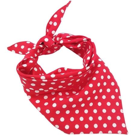 Röd Hundhalsduk Triangel Bibs Katt Halsduk Näsduk Polka Dot Halsduk Husdjurstillbehör för Små Mellanstora Stora Hund Katt