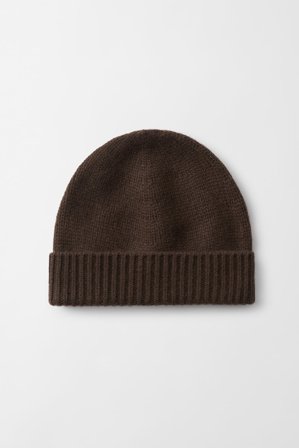 Soft Goat - Chunky beanie - Cashmere beanie - One Size - Mocha