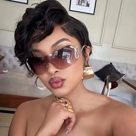 Naisten muoti aurinkolasit 2024 Muoti aurinkolasit (kirkas kulta, täysi tee)