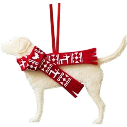 Julepynt, Svarte Retriever-gaver, Juledekorasjon Hund, Jul