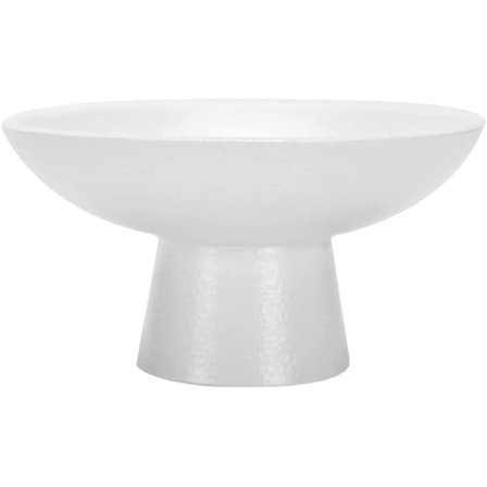 Keramisk Skål med Fot Rund Dekorativ Fruktskål Holder Displaystativ For Kjøkkenbenk Midtstykke Brett