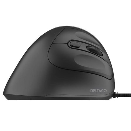 Deltaco langallinen pystyhiiri, jossa säädettävä DPI (1000-1600)