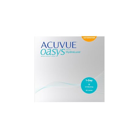 Acuvue Oasys 1-Day with HydraLuxe for Astigmatism - 90 linser