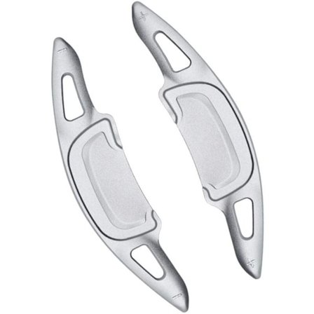 1 par bil gear skifte paddle shifter forlængelse rat styling til Mazda3 Axela CX30 -30 2020 2021 sølv